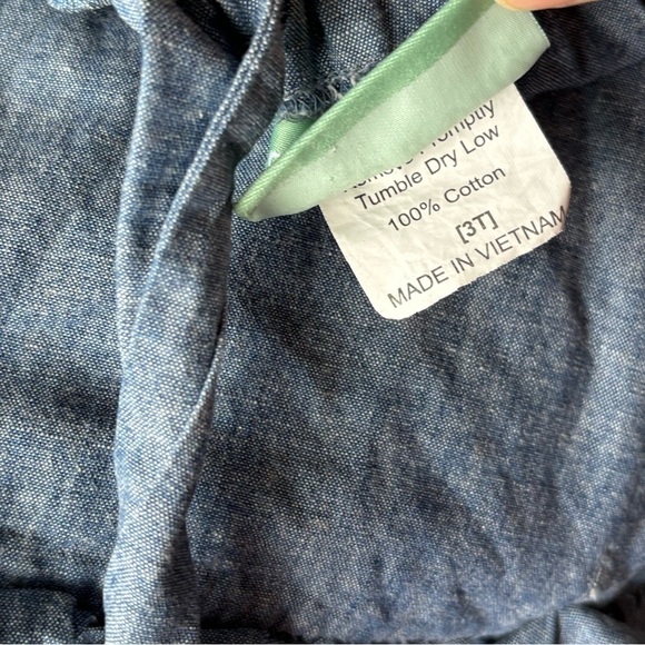 Sage & Lilly Pinafore chambray overalls style dress. Size 3T - Picture 7 of 8